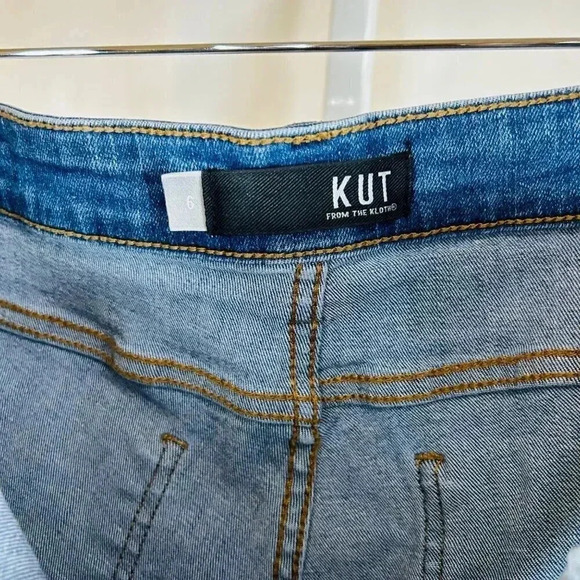 Kut from Kloth Catherine Boyfriend Jean Size 6 Women Denim Distressed Casual - Picture 6 of 7